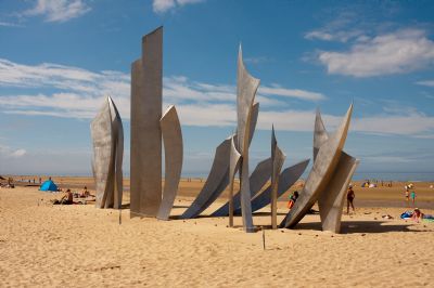 Mindesmærke på Omaha Beach